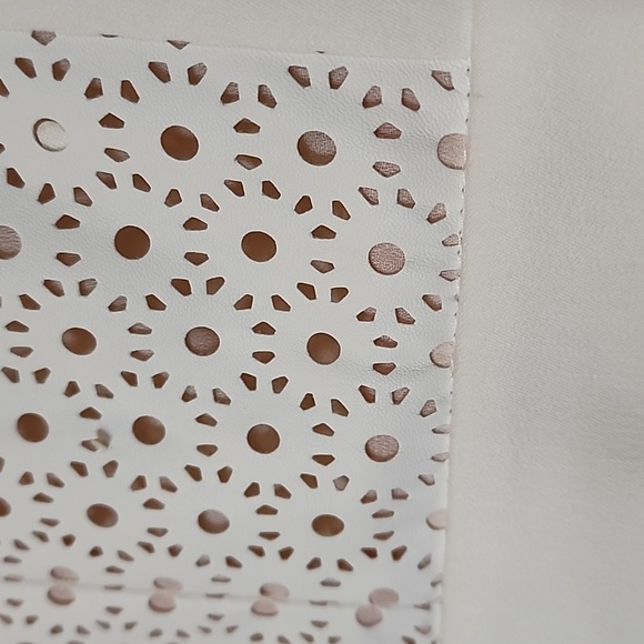 NWT Anne Klein Blazer Jacket size 2 cream color gold button closure - Picture 10 of 17